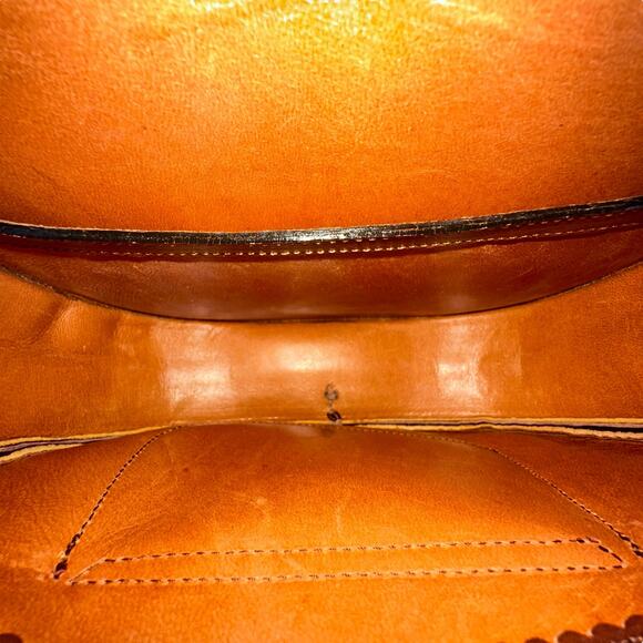 Loewe Vintage Anagram Sevilla Suede Leather Shoulder Bag - Picture 8 of 11